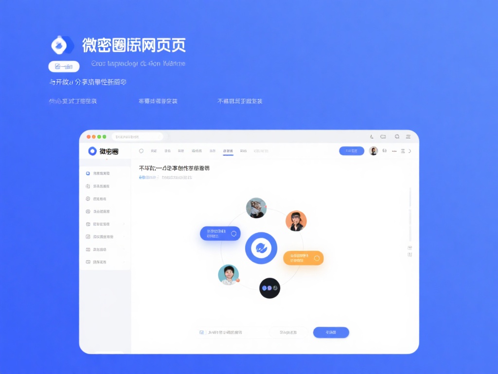 微密圈网页版保留了手机端应用的核心功能其